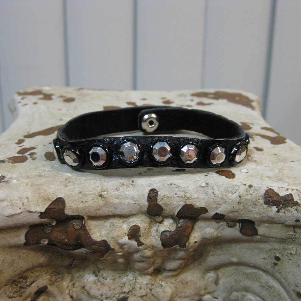 NWOT Express black studded cuff bracelet